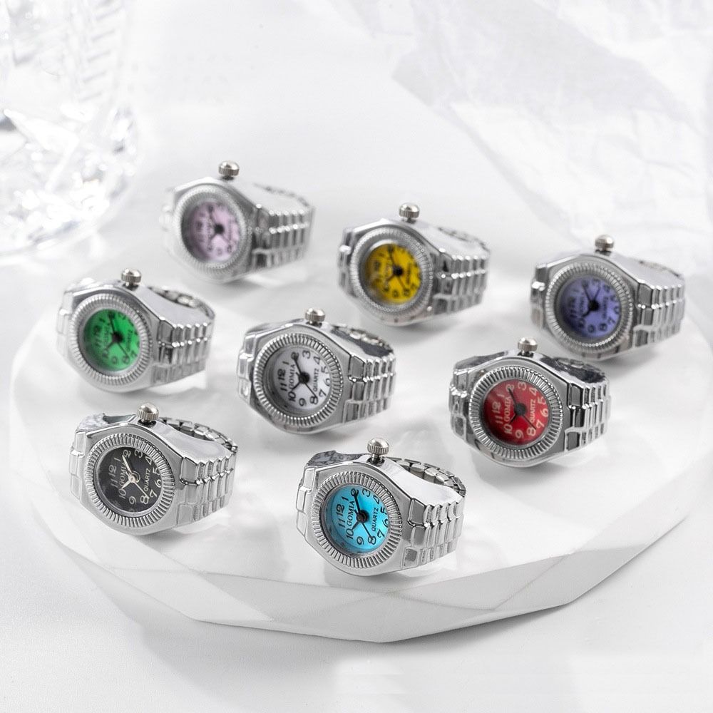 Canvas Strap Watch - Anillos de reloj de pulsera punk