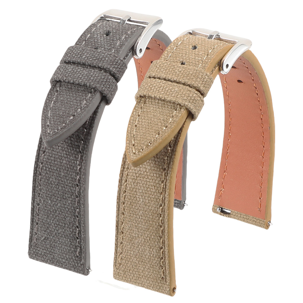 Canvas Strap Watch - Correa de reloj delgada hecha a