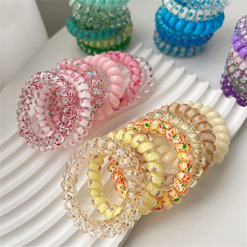 Silicone Band Women - 6 Piezas de Coleteros Elásticos de