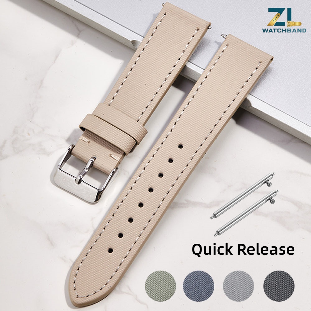 Suede Strap Watch - Correa de Reloj de Nailon de