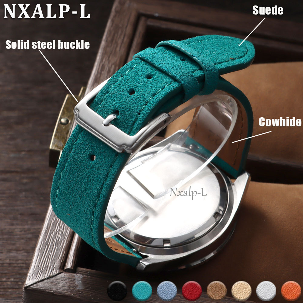 Correa de Reloj de Cuero Vacun - Suede Strap Watch reseña y precio