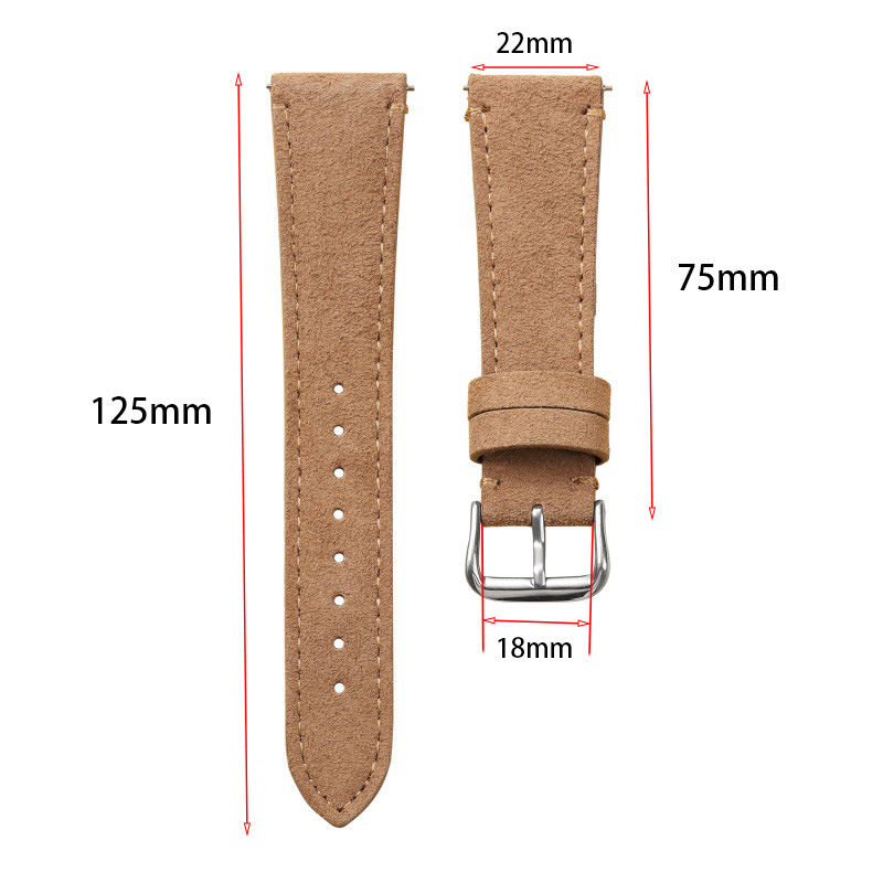 Correa de Reloj de Cuero Vinta - Suede Strap Watch reseña y precio