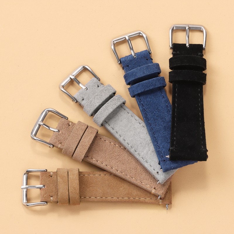 Correa de Reloj de Cuero Vinta - Suede Strap Watch reseña y precio