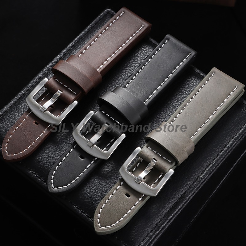 Correa de reloj de cuero genui - Suede Strap Watch reseña y precio